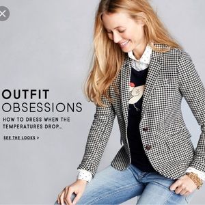 J. Crew SchoolBoy Blazer — Houndstooth